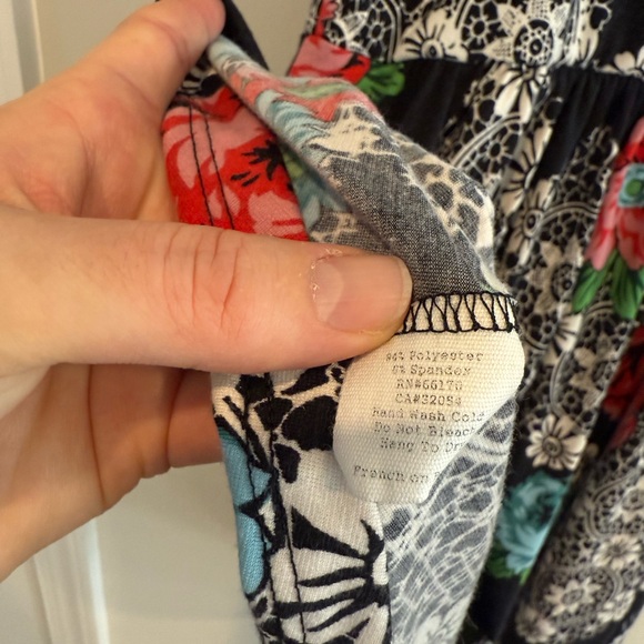 Urban Outfitters Black Floral Mini Dress - Picture 6 of 6